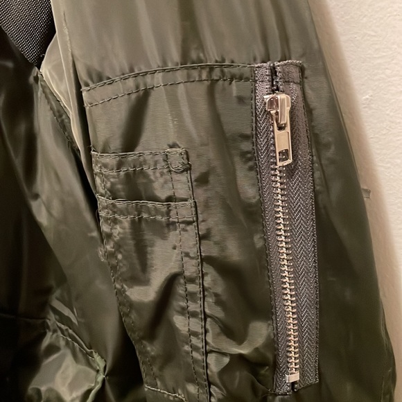 Green Bomber Jacket - Picture 5 of 10